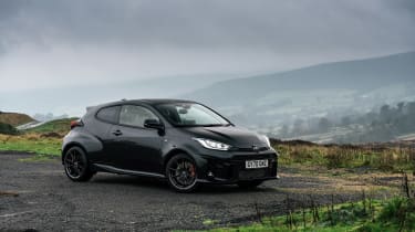 2021 Toyota GR Yaris black - front static